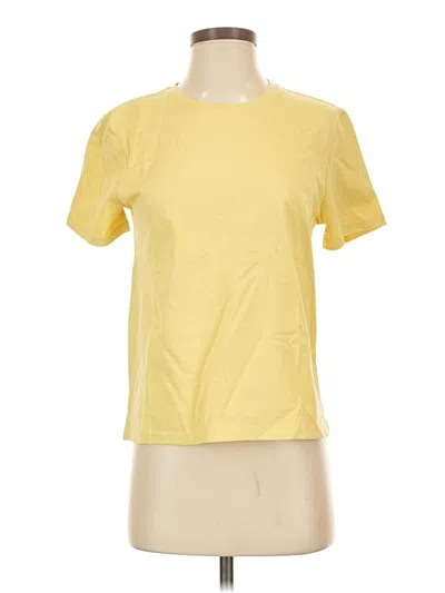 Zara Short Sleeve T-shirt In Yellow