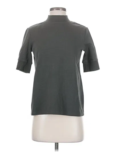Pre-owned Zara Short Sleeve Turtleneck In Gray