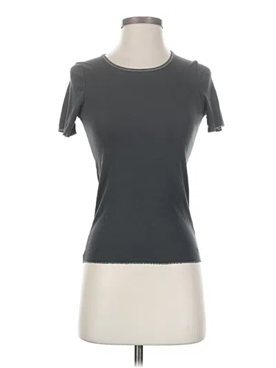 Pre-owned Zara Short Sleeve Turtleneck In Gray