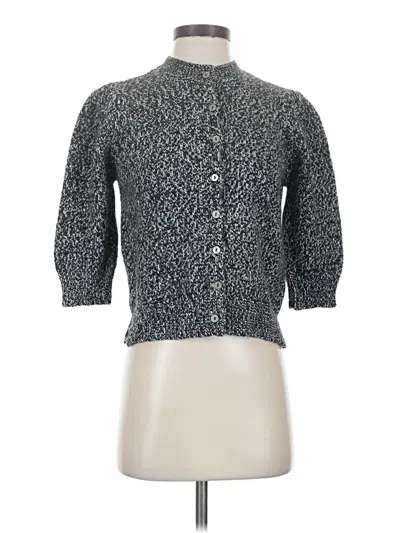 Pre-owned Zara Short Sleeve Turtleneck In Gray