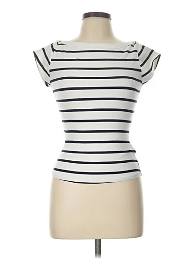 Zara Short Sleeve Turtleneck In Purple