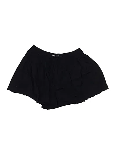 Pre-owned Zara Shorts In Black