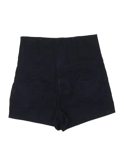Pre-owned Zara Shorts In Blue