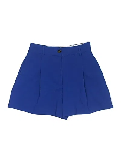Pre-owned Zara Shorts In Blue