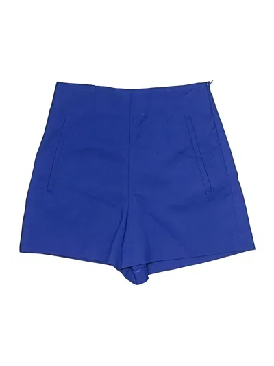 Pre-owned Zara Shorts In Blue