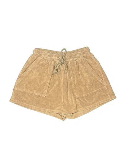 Pre-owned Zara Shorts In Brown
