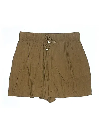 Pre-owned Zara Shorts In Brown