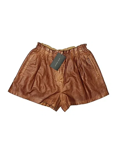 Pre-owned Zara Shorts In Brown