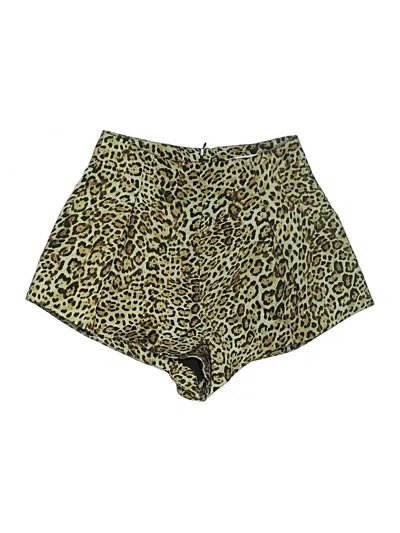 Pre-owned Zara Shorts In Gold