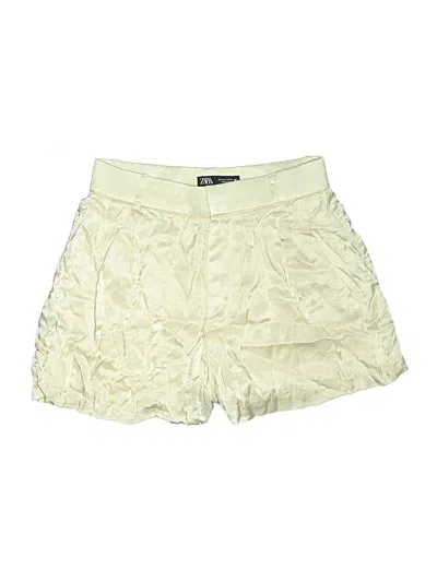 Pre-owned Zara Shorts In Gold