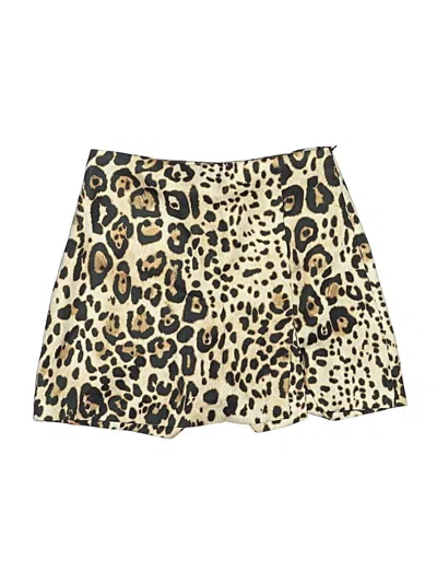 Pre-owned Zara Shorts In Gold