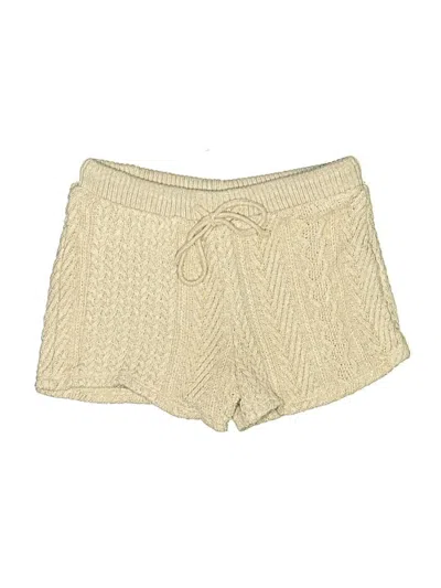 Pre-owned Zara Shorts In Gold
