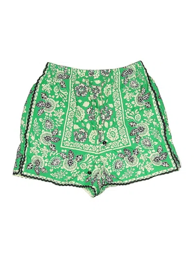 Pre-owned Zara Shorts In Green