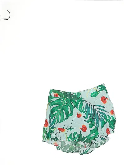 Pre-owned Zara Shorts In Green