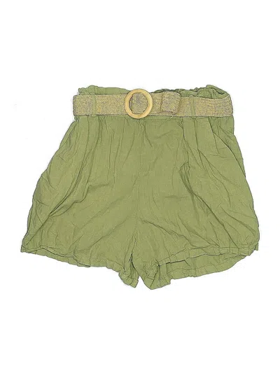 Pre-owned Zara Shorts In Green