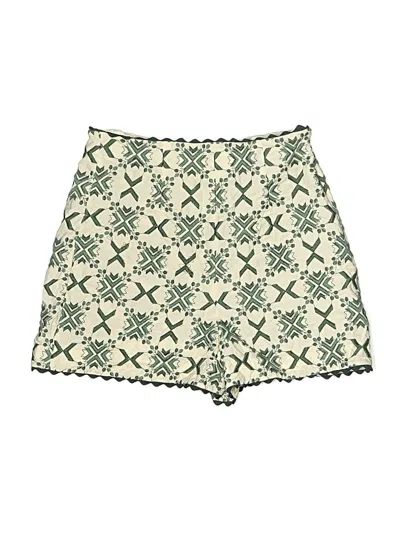 Pre-owned Zara Shorts In Green