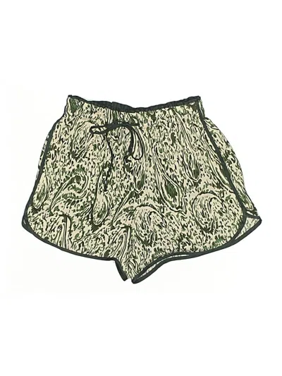 Pre-owned Zara Shorts In Green