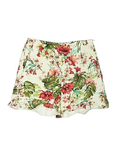 Pre-owned Zara Shorts In Ivory
