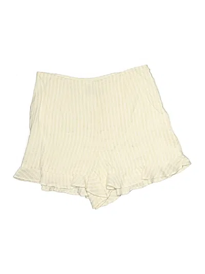 Pre-owned Zara Shorts In Ivory