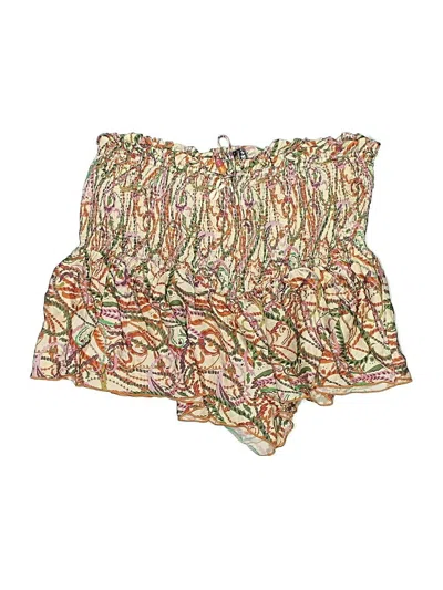 Pre-owned Zara Shorts In Ivory
