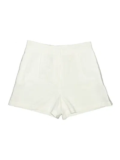 Pre-owned Zara Shorts In Ivory