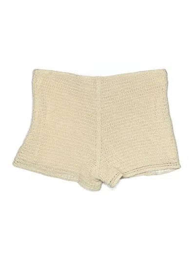 Pre-owned Zara Shorts In Ivory