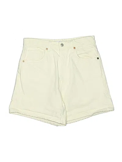 Pre-owned Zara Shorts In Ivory