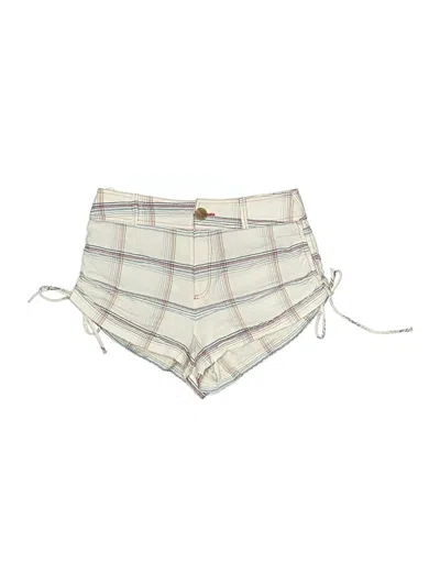 Pre-owned Zara Shorts In Ivory
