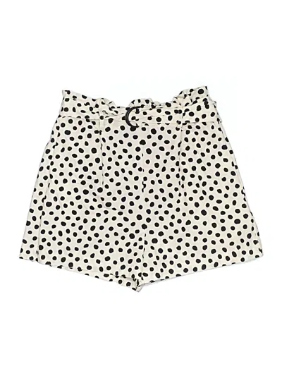 Pre-owned Zara Shorts In Ivory