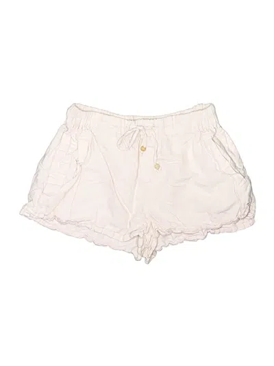 Pre-owned Zara Shorts In Ivory