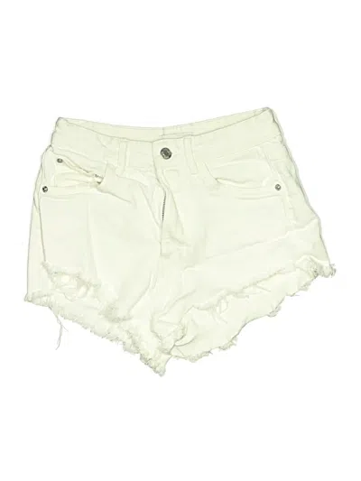 Pre-owned Zara Shorts In Ivory