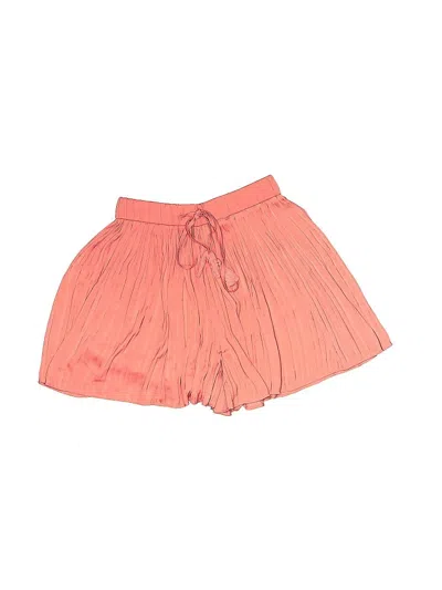 Pre-owned Zara Shorts In Orange