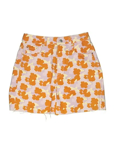 Pre-owned Zara Shorts In Orange