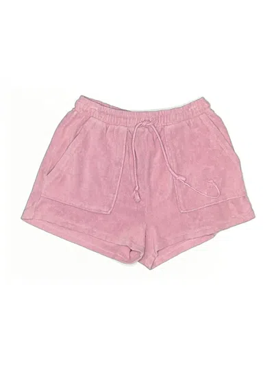 Pre-owned Zara Shorts In Pink