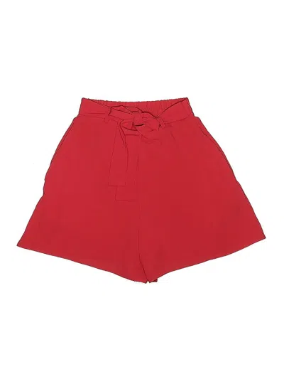 Pre-owned Zara Shorts In Red