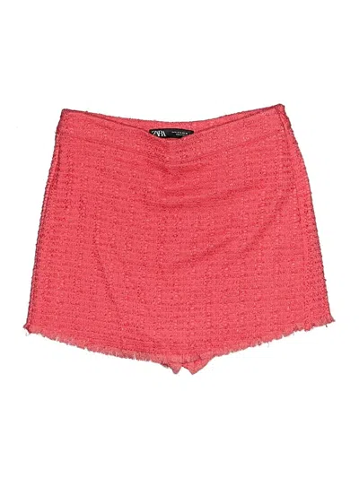 Pre-owned Zara Shorts In Red