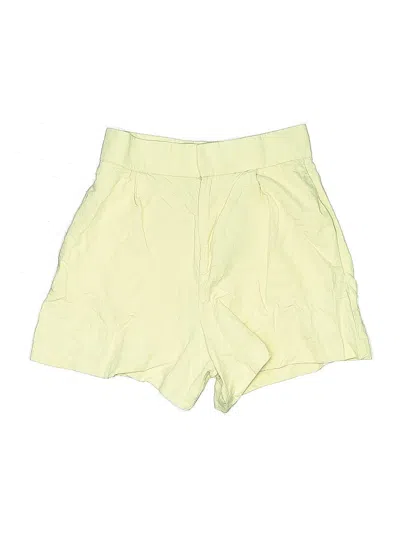 Pre-owned Zara Shorts In Yellow