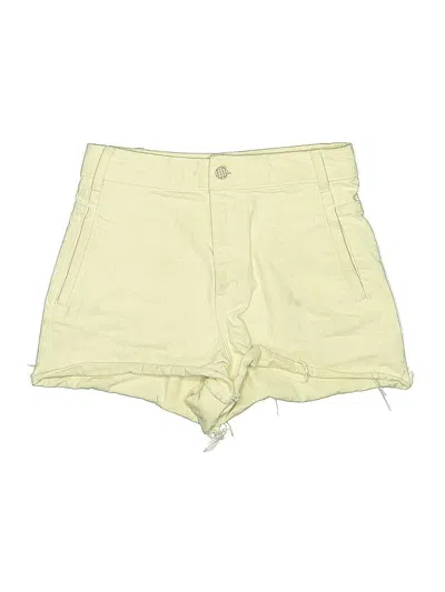 Pre-owned Zara Shorts In Yellow