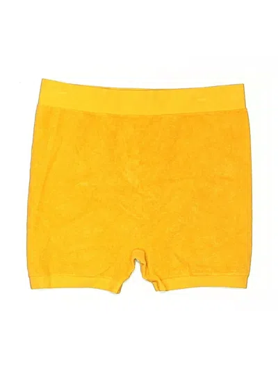 Pre-owned Zara Shorts In Yellow