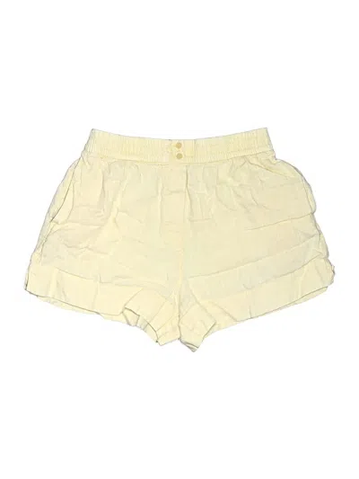 Pre-owned Zara Shorts In Yellow