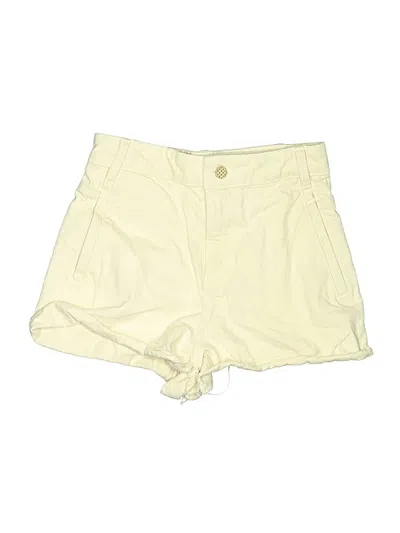 Pre-owned Zara Shorts In Yellow