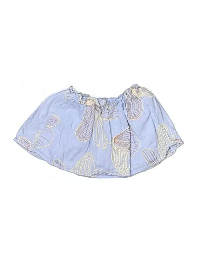 Pre-owned Zara Kids' Skirt In Blue