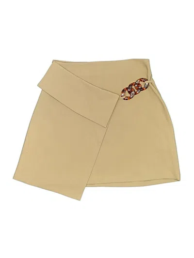 Pre-owned Zara Kids' Skirt In Brown
