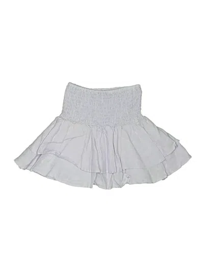 Pre-owned Zara Kids' Skirt In Gray