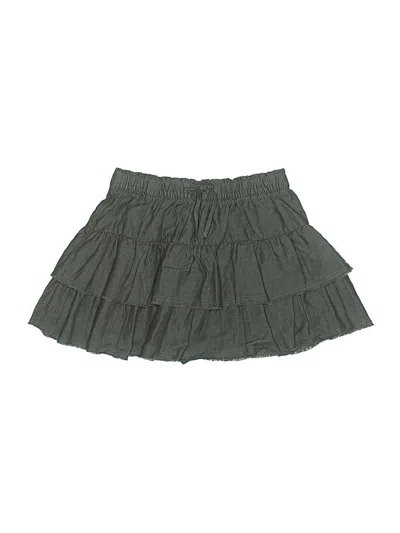 Pre-owned Zara Kids' Skirt In Green