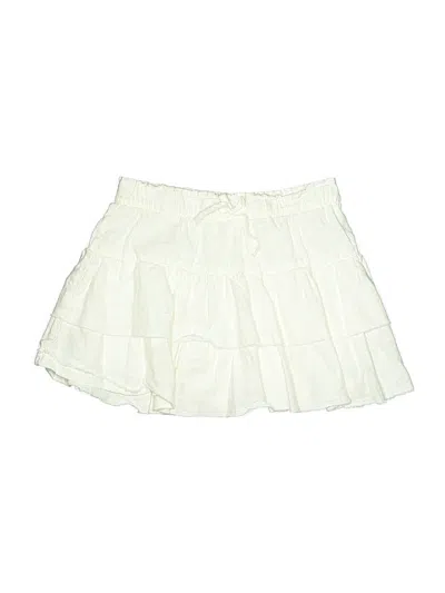 Pre-owned Zara Kids' Skirt In White