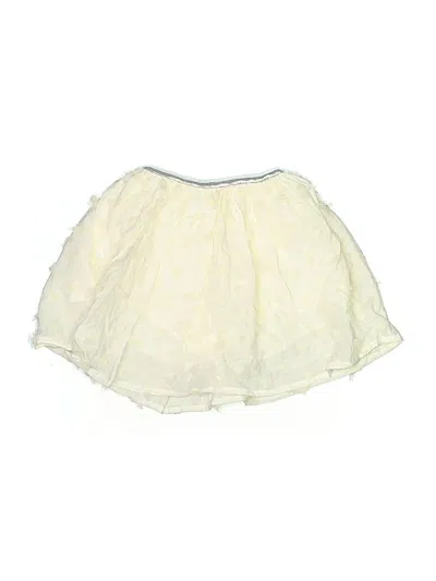 Pre-owned Zara Kids' Skirt In White