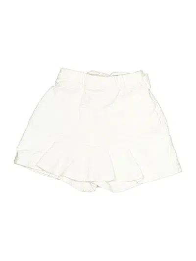 Pre-owned Zara Kids' Skirt In White