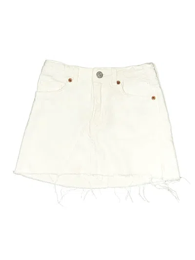 Pre-owned Zara Kids' Skirt In White