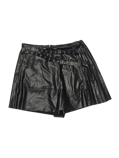 Pre-owned Zara Skort In Black